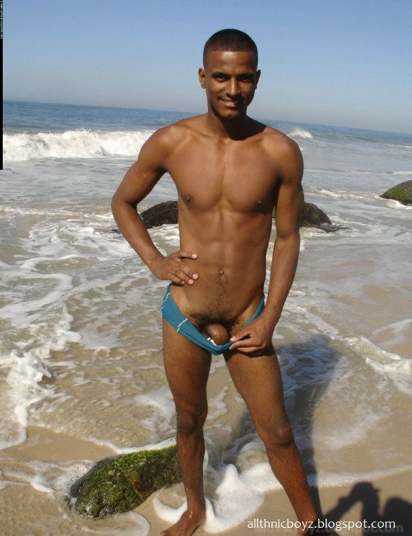 best of Nude beach big black dick